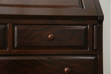 中古　超美品　松本民芸家具　H型　ボールフットがクラシカルな雰囲気を高めるライティングビューロー　定価約42万円　(R-084646)