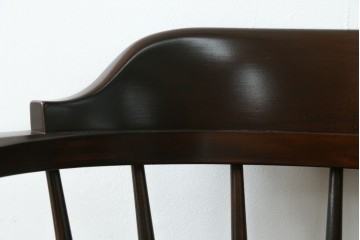 中古　美品　松本民芸家具　#91型　落ち着きのある大人カフェ風インテリアが叶うキャプテンチェア　定価約13万円　(R-084647)
