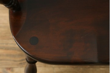 中古　美品　松本民芸家具　#91型　落ち着きのある大人カフェ風インテリアが叶うキャプテンチェア　定価約13万円　(R-084647)