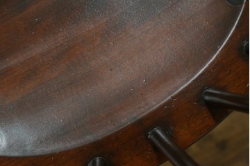 中古　美品　松本民芸家具　#91型　落ち着きのある大人カフェ風インテリアが叶うキャプテンチェア　定価約13万円　(R-084647)