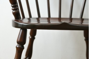 中古　美品　松本民芸家具　#91型　落ち着きのある大人カフェ風インテリアが叶うキャプテンチェア　定価約13万円　(R-084647)