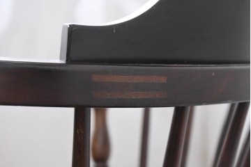 中古　美品　松本民芸家具　#91型　落ち着きのある大人カフェ風インテリアが叶うキャプテンチェア　定価約13万円相当　(R-084647)