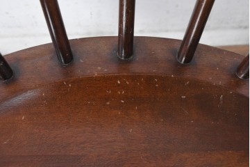 中古　美品　松本民芸家具　#91型　落ち着きのある大人カフェ風インテリアが叶うキャプテンチェア　定価約13万円相当　(R-084647)