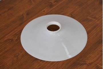 《引っ掛けシーリング式ペンダントライト加工費込み》　和製アンティーク　シンプルなフォルムで使いやすい平笠照明(天井照明、吊り下げ照明、ペンダントライト、シェード、電笠)(R-084657)