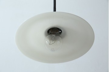 和製アンティーク　シンプルなフォルムで使いやすい平笠照明　(R-084657)