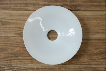 和製アンティーク　シンプルなフォルムで使いやすい平笠照明　(R-084657)