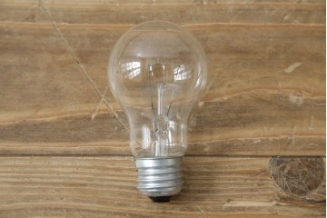 和製アンティーク　シンプルなフォルムで使いやすい平笠照明　(R-084657)