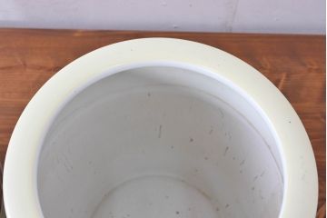 アンティーク雑貨　オールドノリタケ(則武、日陶)　NORITAKE　月桂樹印　菊牡丹文がレトロな火鉢2点セット(手あぶり、鉢カバー、傘立て)(R-084660)