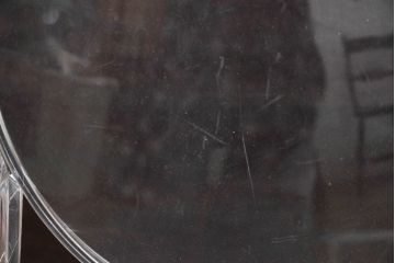 中古　イタリア　カルテル(Kartell)　ビクトリアゴースト(VICTORIA GHOST)　幾何学的なデザインが目を引くチェア2脚セット(ダイニングチェア、椅子、イス、バラ売り可能)(定価2脚で約10万円)(R-084664)