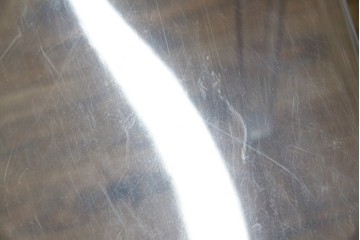 中古　イタリア　カルテル(Kartell)　ビクトリアゴースト(VICTORIA GHOST)　幾何学的なデザインが目を引くチェア2脚セット(ダイニングチェア、椅子、イス、バラ売り可能)(定価2脚で約10万円)(R-084664)