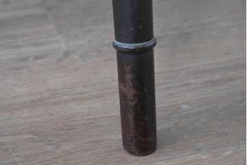 中古　美品　松本民芸家具　背貫のデザインが目を引くB型ワイコムチェア(板座チェア、ワークチェア、ダイニングチェア、イス、椅子)(定価約12万円)(R-084665)