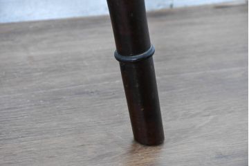 中古　美品　松本民芸家具　背貫のデザインが目を引くB型ワイコムチェア(板座チェア、ワークチェア、ダイニングチェア、イス、椅子)(定価約12万円)(R-084665)