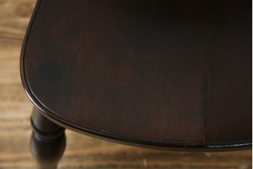 中古　美品　松本民芸家具　背貫のデザインが目を引くB型ワイコムチェア　定価約12万円相当　(R-084665)