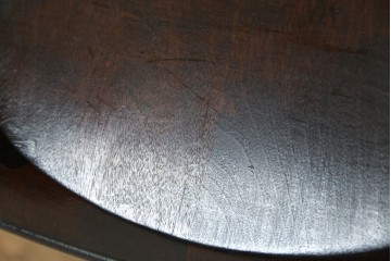 中古　美品　松本民芸家具　背貫のデザインが目を引くB型ワイコムチェア　定価約12万円相当　(R-084665)