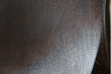 中古　美品　松本民芸家具　背貫のデザインが目を引くB型ワイコムチェア　定価約12万円相当　(R-084665)