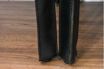中古　美品　Cassina(カッシーナ)　412　CAB(キャブ)　MARIO BELLINI(マリオベリーニ)　シックでラグジュアリーな雰囲気を高めるアームレスチェア4脚セット(キャブチェア、ダイニングチェア、椅子、イス、バラ売り可能)(定価約120万円)(R-084667)