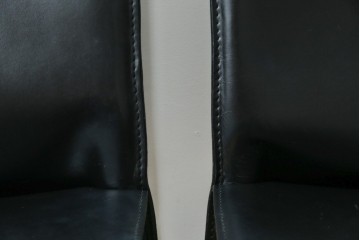 中古　美品　Cassina(カッシーナ)　412　CAB(キャブ)　MARIO BELLINI(マリオベリーニ)　シックでラグジュアリーな雰囲気を高めるアームレスチェア4脚　セット定価約120万円相当　(R-084667)