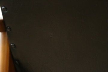 和製ヴィンテージ　オールドカリモク　カリモク家具(karimoku)　合皮製　Kチェア 1シーター 2脚セット(R-084668)