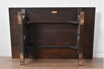 中古　松本民芸家具　ナラ材　#10型　上質な大人の空間づくりにぴったりな折りたたみ座卓　定価約18万円相当　(R-084669)