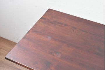 中古　美品　松本民芸家具　C型食卓　クラシックで上品な佇まいが魅力のダイニングテーブル　定価約46万円相当　(R-084670)