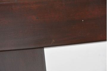 中古　美品　松本民芸家具　#77型曲肘付きイス　ラッシ座(ガマ座)がお洒落な曲肘イス2脚セット(アームチェア、椅子、ダイニングチェア、1Pソファ、1人掛けソファ、一人掛けソファ、バラ売り可能)(定価約55万円)(R-084671)