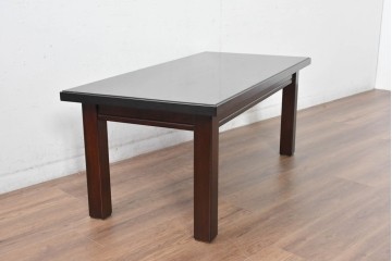 中古　美品　松本民芸家具　特注品　すっきりとした直線的なデザインが魅力のセンターテーブル　(R-084673)