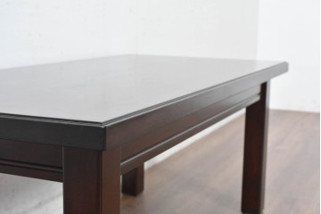 中古　美品　松本民芸家具　特注品　すっきりとした直線的なデザインが魅力のセンターテーブル　(R-084673)