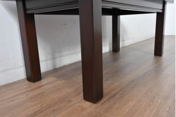 中古　美品　松本民芸家具　特注品　すっきりとした直線的なデザインが魅力のセンターテーブル　(R-084673)