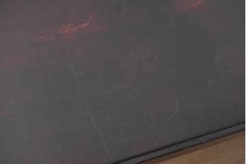 中古　美品　松本民芸家具　特注品　すっきりとした直線的なデザインが魅力のセンターテーブル　(R-084673)