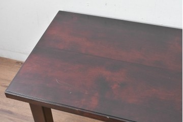 中古　美品　松本民芸家具　特注品　すっきりとした直線的なデザインが魅力のセンターテーブル　(R-084673)