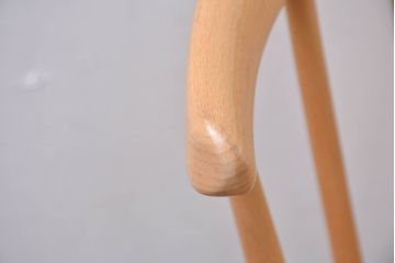 イギリス　希少なビンテージ品　ERCOL(アーコール)　MARGARET HOWELL(マーガレット・ハウエル)　エルム材・ビーチ材　北欧・ナチュラルインテリアにおすすめ!木のぬくもりと優しいフォルムが魅力のラブシート(R-084677)