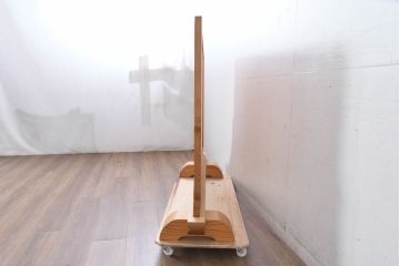 和製ビンテージ　希少‼　工芸品　名工 大橋利一作　職人技が光る!上質な和の空間を演出する組子入り衝立て(衝い立て、つい立て、パーテーション、間仕切り、ヴィンテージ)(R-084678)