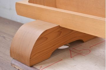 和製ビンテージ　希少‼　工芸品　名工 大橋利一作　職人技が光る!上質な和の空間を演出する組子入り衝立て(衝い立て、つい立て、パーテーション、間仕切り、ヴィンテージ)(R-084678)