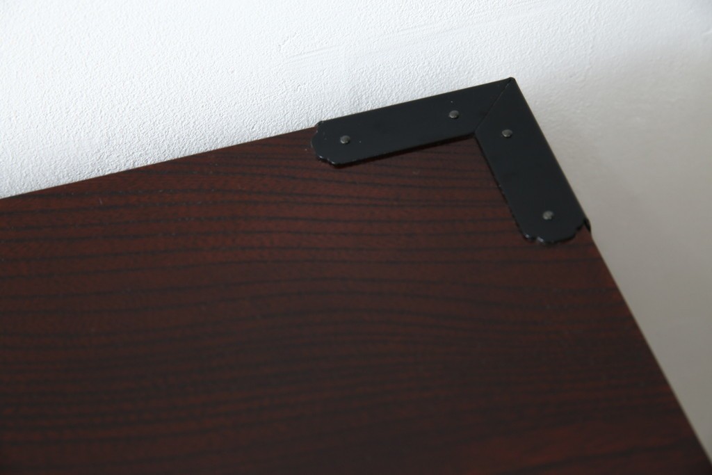 中古　仙台民芸箪笥　欅産業　漆塗り　立派な杢目と牡丹があしらわれた装飾金具が美しい仙台箪笥　定価約60万円相当　(R-084679)