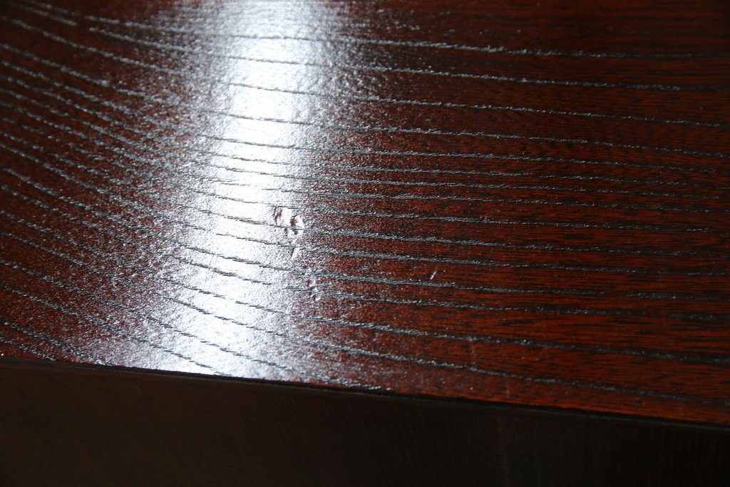 中古　仙台民芸箪笥　欅産業　漆塗り　立派な杢目と牡丹があしらわれた装飾金具が美しい仙台箪笥　定価約60万円相当　(R-084679)