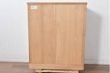 中古　会津松本(會津松本)　東西館　牡丹金具が上品な会津桐箪笥(桐たんす、小箪笥、和タンス、衣装箪笥、収納箪笥)(定価約49万円)(R-084682)