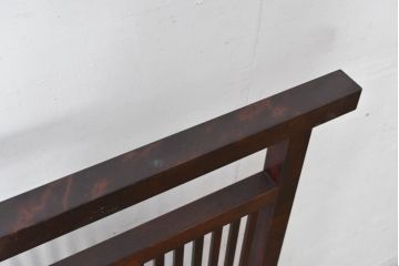 中古　美品　松本民芸家具　和の趣溢れる佇まいが魅力のC型衝立て(つい立て、衝い立て、パーテーション、間仕切り)(定価約18万円)(R-084686)