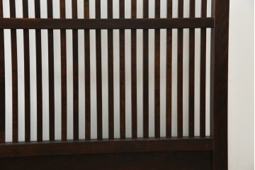 中古　美品　松本民芸家具　和の趣溢れる佇まいが魅力のC型衝立て　定価約18万円相当　(R-084686)