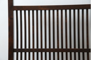 中古　美品　松本民芸家具　和の趣溢れる佇まいが魅力のC型衝立て　定価約18万円相当　(R-084686)