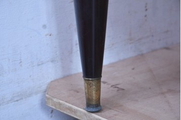 イタリアビンテージ　高級家具　希少モデル!!　アルド・トゥーラ(ALDO TURA)　仔山羊革張り　引き出し14杯　グリーンカラーが印象的なサイドチェスト　(R-084689)