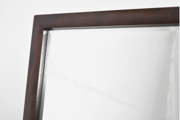 中古　美品　松本民芸家具　シンプルながら品の良い佇まいが魅力のD型姿見　(R-084690)