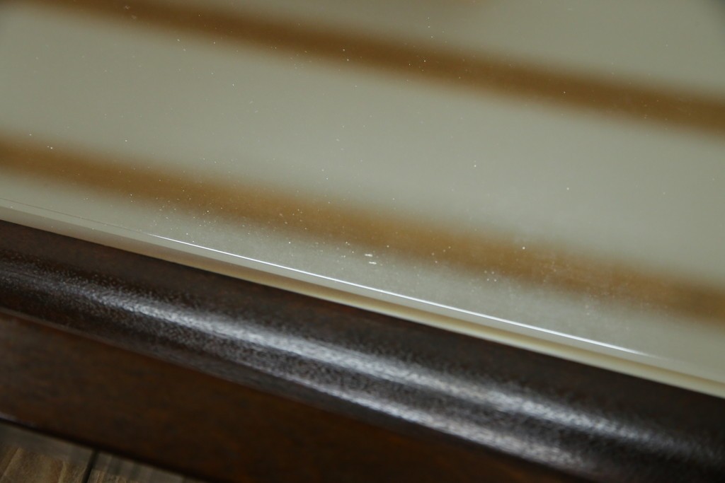 中古　美品　松本民芸家具　シンプルながら品の良い佇まいが魅力のD型姿見　(R-084690)