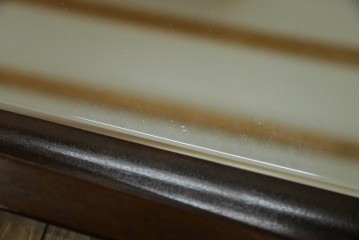 中古　美品　松本民芸家具　シンプルながら品の良い佇まいが魅力のD型姿見　(R-084690)