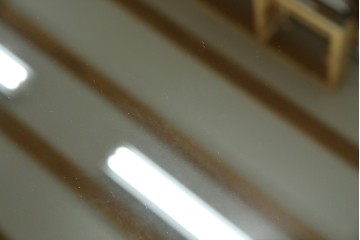 中古　美品　松本民芸家具　シンプルながら品の良い佇まいが魅力のD型姿見　(R-084690)