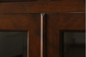 中古　超美品!!　特注　松本民芸家具　ぶ厚い天板でインテリアの主役になるサイドボード　定価約65万円相当　(R-084695)