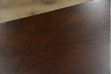 中古　超美品!!　特注　松本民芸家具　ぶ厚い天板でインテリアの主役になるサイドボード　定価約65万円相当　(R-084695)