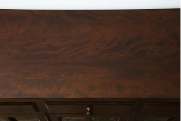 中古　超美品!!　特注　松本民芸家具　ぶ厚い天板でインテリアの主役になるサイドボード　定価約65万円相当　(R-084695)