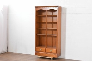 中古　美品　横浜ダニエル(daniel)　気品漂うデザインが空間を格調高く演出する本棚　(R-084699)