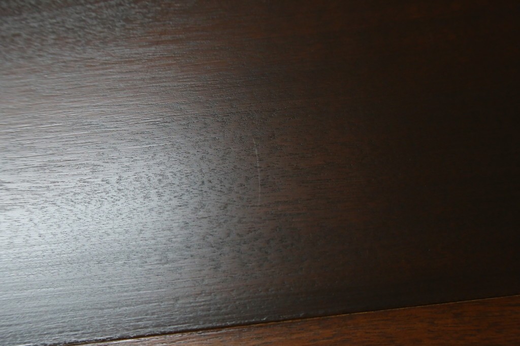 中古　超美品　松本民芸家具　M型バタフライ卓(楕円)　凝った脚のデザインが目を惹くバタフライテーブル　定価約28万円　(R-084701)