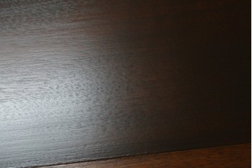 中古　超美品　松本民芸家具　M型バタフライ卓(楕円)　凝った脚のデザインが目を惹くバタフライテーブル　定価約28万円　(R-084701)